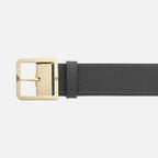 Cintura Montblanc Reversibile in Pelle Marrone Scuro/grigio 40 MM
