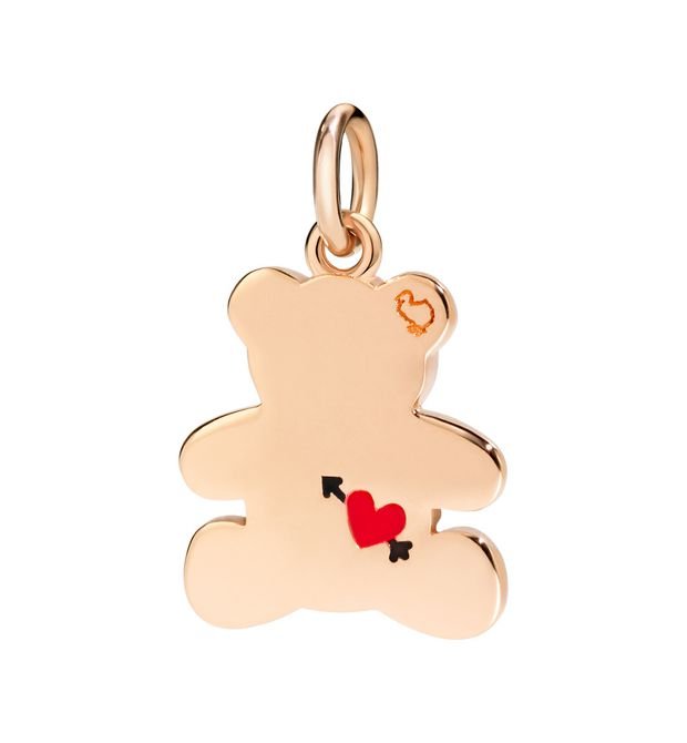 Ciondolo Dodo Teddy Bear in Oro Rosa e Diamanti