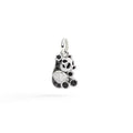 Ciondolo Panda in Argento & Diamanti