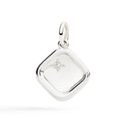 Ciondolo Sigillo Argento & Diamante Bianco