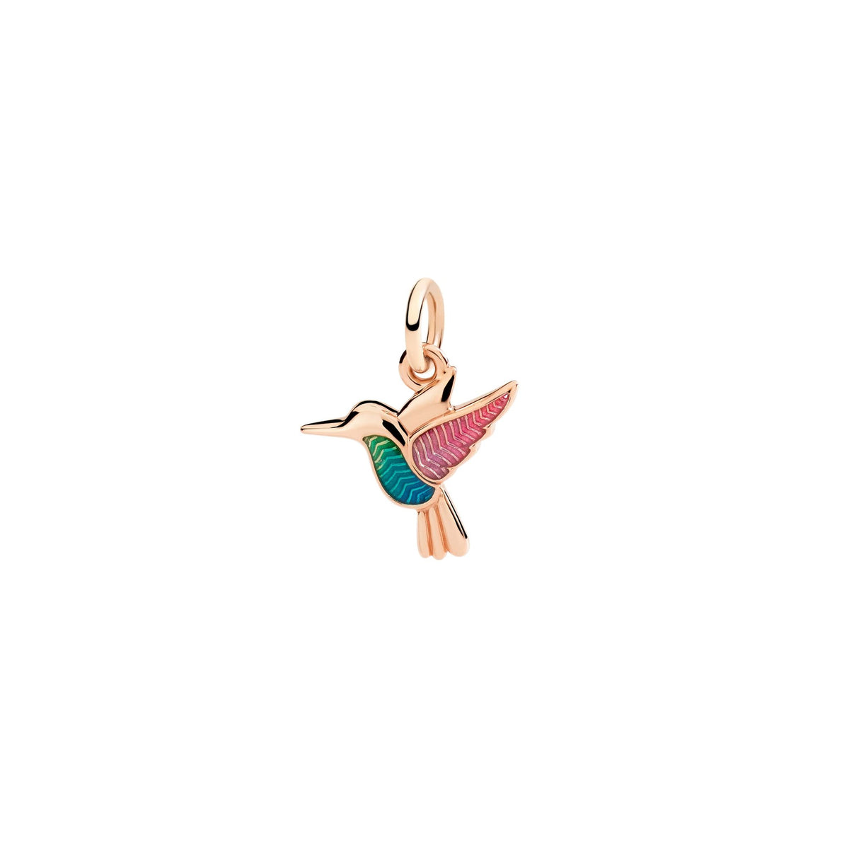 Colibrì Oro Rosa e Smalto