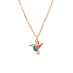 Colibrì Oro Rosa e Smalto