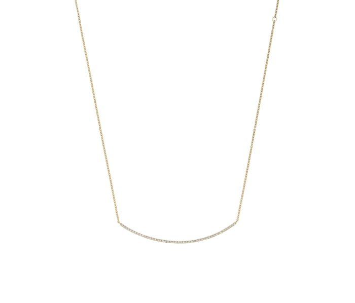 Collana a Barretta con Diamanti
