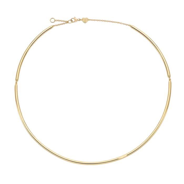Collana Choker Semirigida in Oro