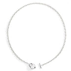 Collana Cuore Bold Argento