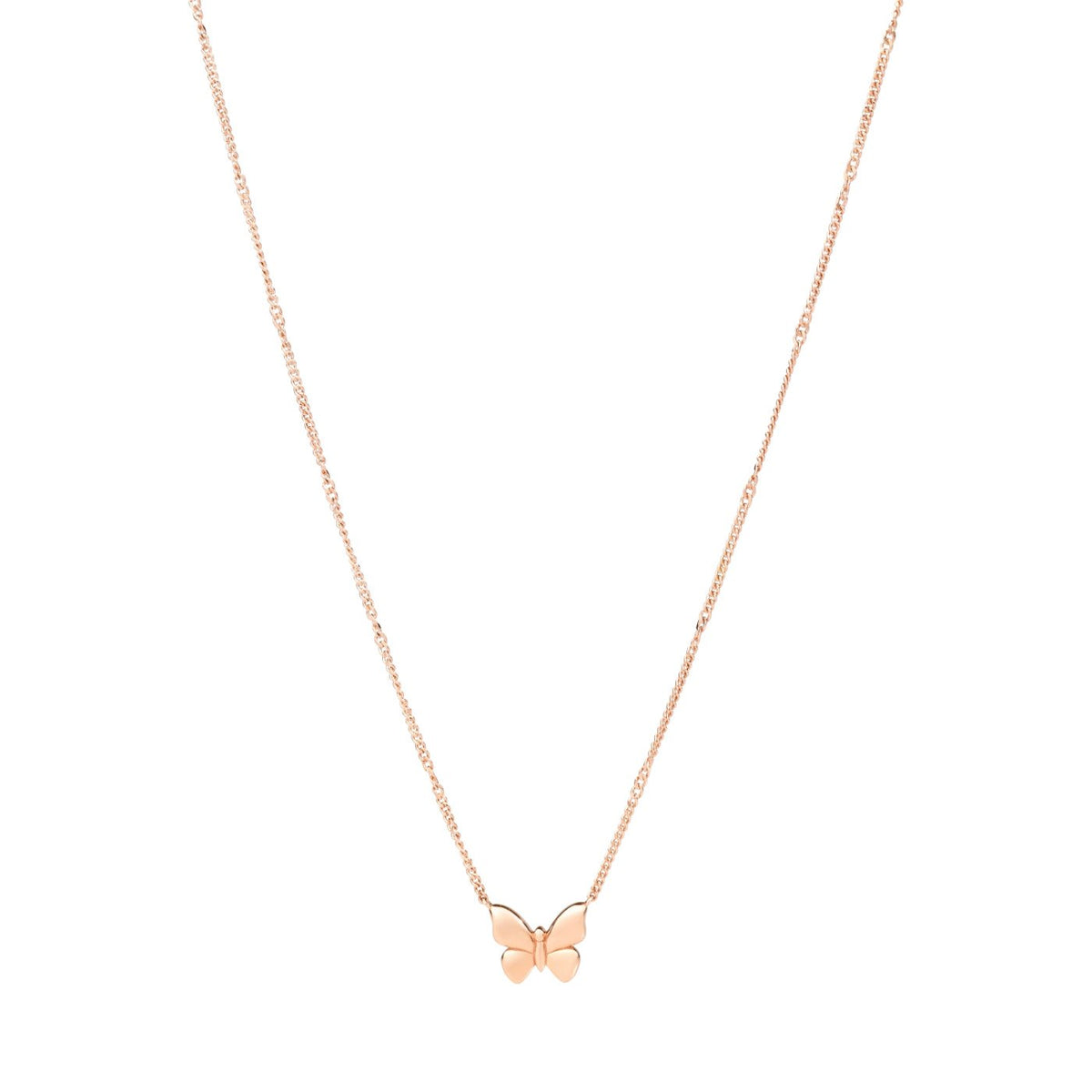 Collana Dodo Farfalla in Oro Rosa