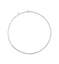 Collana Dodo Mini Granelli in Argento 42 CM