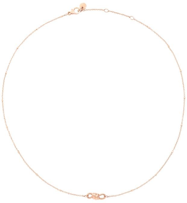 Collana Dodo Mini Nodo in Oro Rosa 40 CM