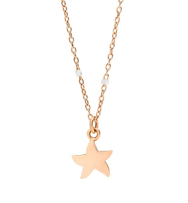Collana Dodo Mini Stellina in Oro Rosa