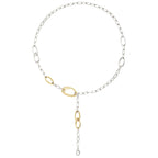 Collana Essentials Argento & Argento Dorato