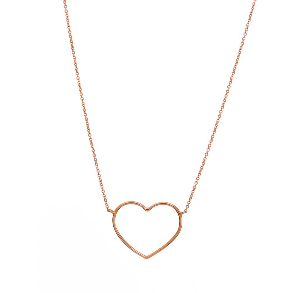 Collana Marco Gerbella con Cuore Medio a Filo Sottile