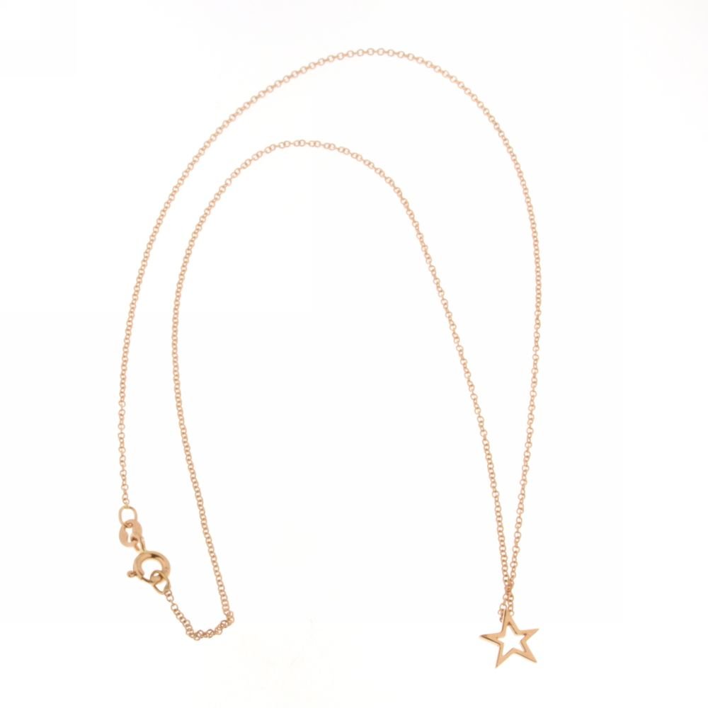 Collana Marco Gerbella Stella in Oro Rosa