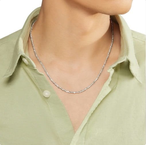 Collana Mini Granelli Argento
