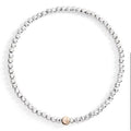 Collana Pepita Argento & Oro Rosa