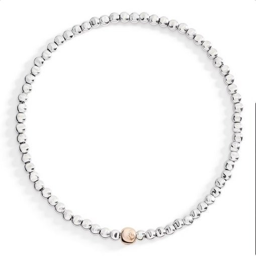Collana Pepita Argento & Oro Rosa