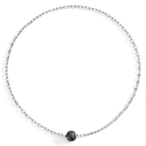 Collana Pepita Argento & Titanio