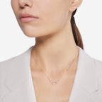 Collana Stella Cometa Oro Rosa & Diamante