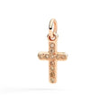 Croce Oro Rosa & Diamanti