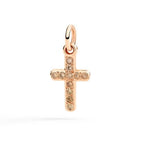 Croce Oro Rosa & Diamanti