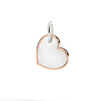 Cuore XL Argento & Oro Rosa