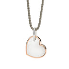 Cuore XL Argento & Oro Rosa