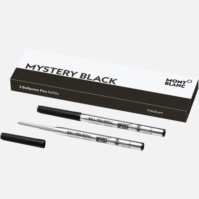 2 REFILL MONTBLANC PER PENNA A SFERA MEDI MYSTERY