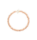 BRACCIALE GRANELLI ORO ROSA M