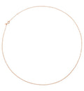 CATENINA DODO IN ORO ROSA 50 CM