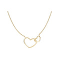 COLLANA CON CUORI INTRECCIATI