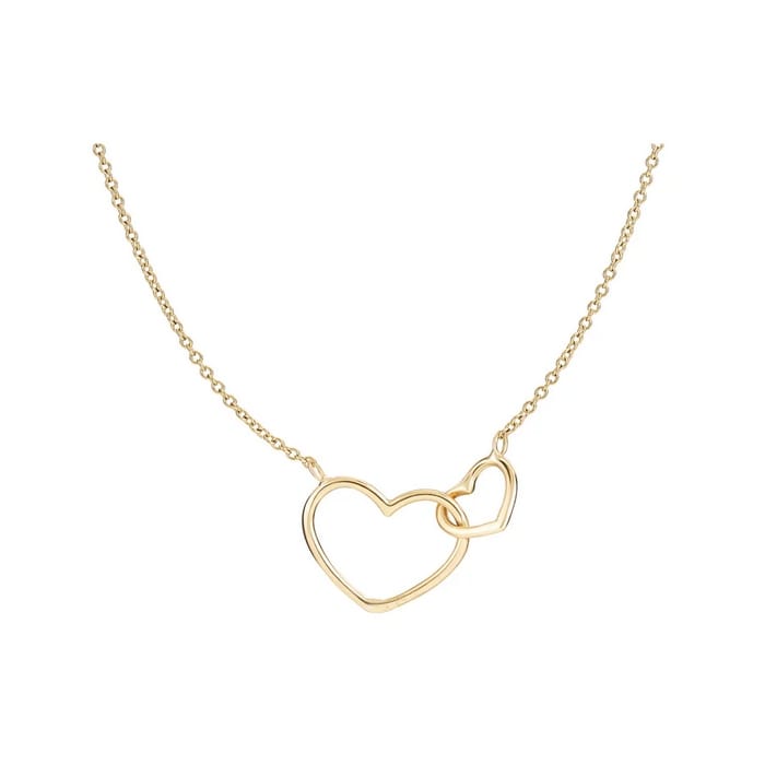 COLLANA CON CUORI INTRECCIATI