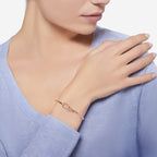 BRACCIALE DODO BANGLE NODO ORO ROSA
