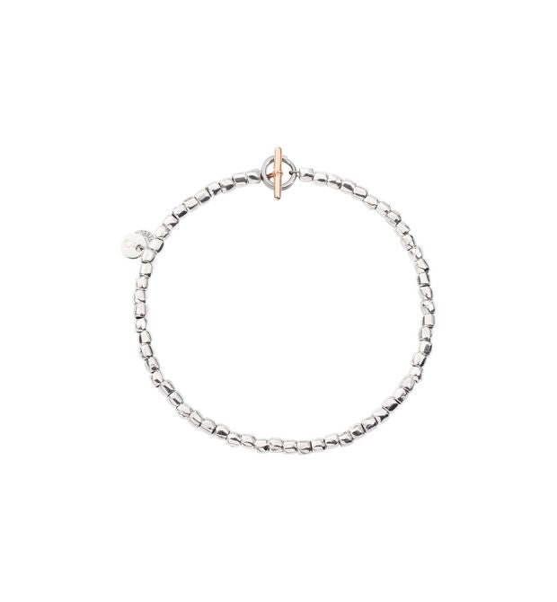 BRACCIALE DODO MINI GRANELLI IN ARGENTO S