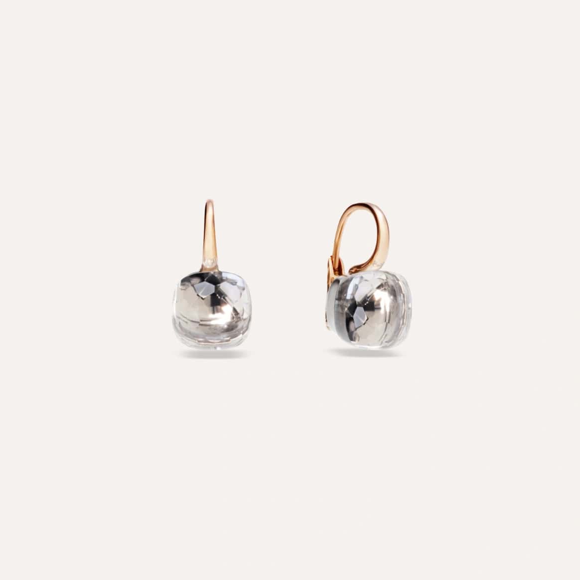 ORECCHINI POMELLATO NUDO CLASSIC CON TOPAZIO BIANC