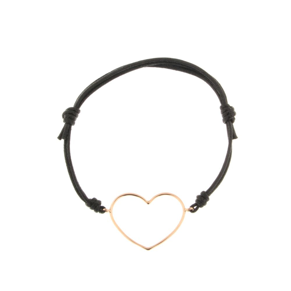 BRACCIALE MARCO GERBELLA CUORE A FILO IN ORO ROSA