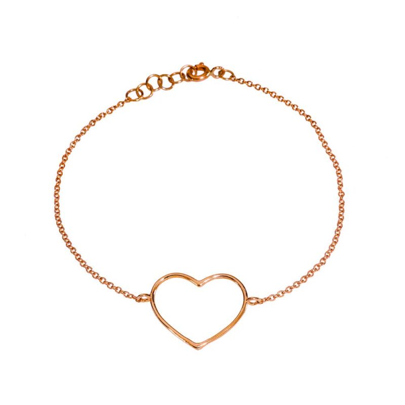 BRACCIALE MARCO GERBELLA A CATENA CON CUORE GRANDE