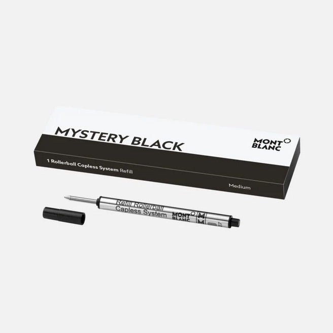 1 REFILL PER ROLLER SENZA CAPPUCCIO MYSTERY BLACK