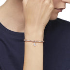 BRACCIALE GRANELLI ORO ROSA L
