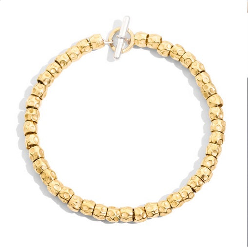 BRACCIALE GRANELLI ORO GIALLO L