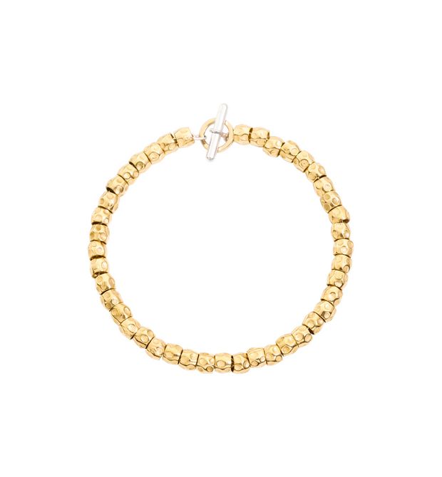BRACCIALE GRANELLI ORO GIALLO M