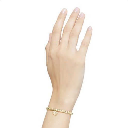 BRACCIALE GRANELLI ORO GIALLO L