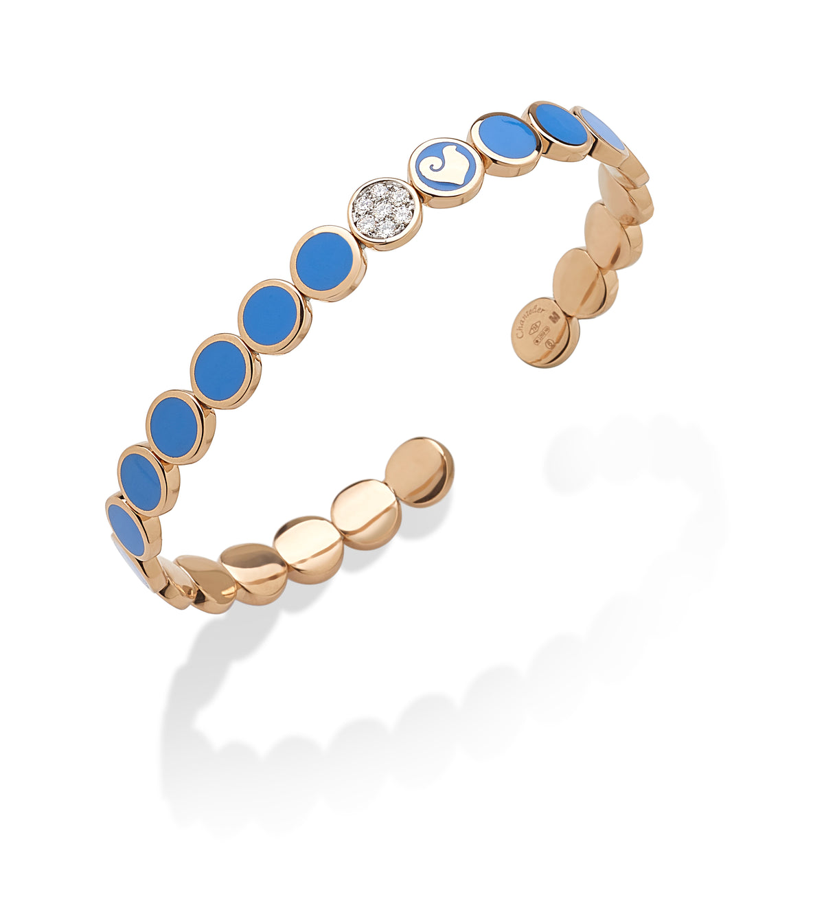 BRACCIALE CHANTECLER PAILLETTES IN ORO ROSA E SMAL