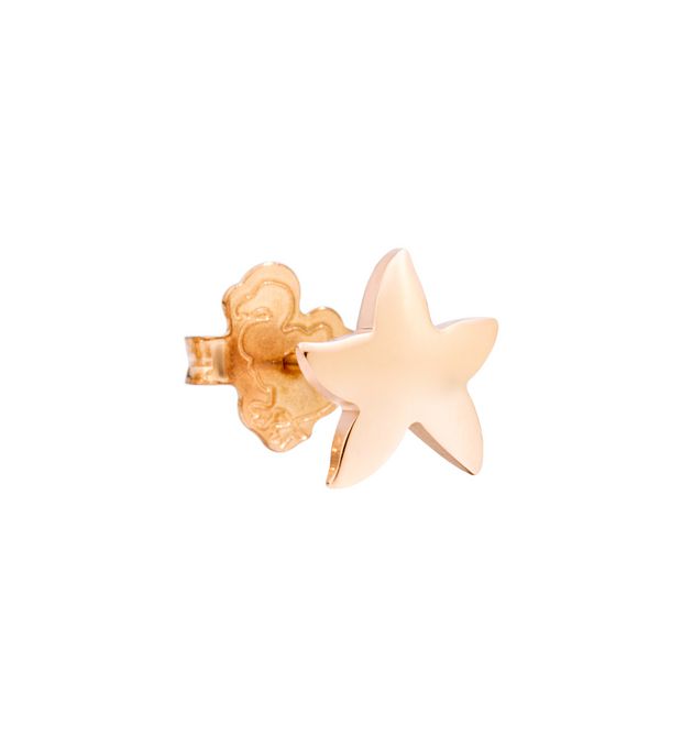 ORECCHINO DODO STELLA MARINA IN ORO ROSA