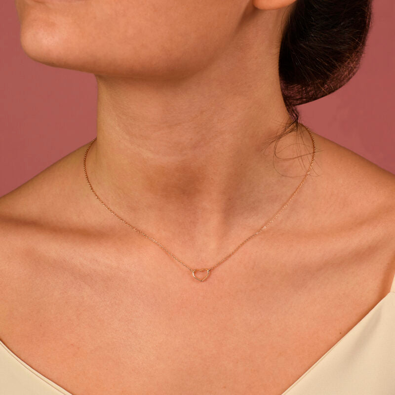 COLLANA MARCO GERBELLA CON CUORE PICCOLO A FILO SO
