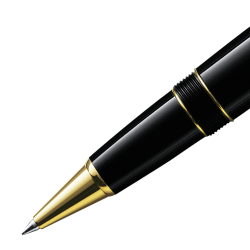 PENNA MONTBLANC ROLLER MEISTERSTÜCK GOLD-COATED LE