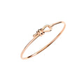 BRACCIALE DODO BANGLE NODO ORO ROSA