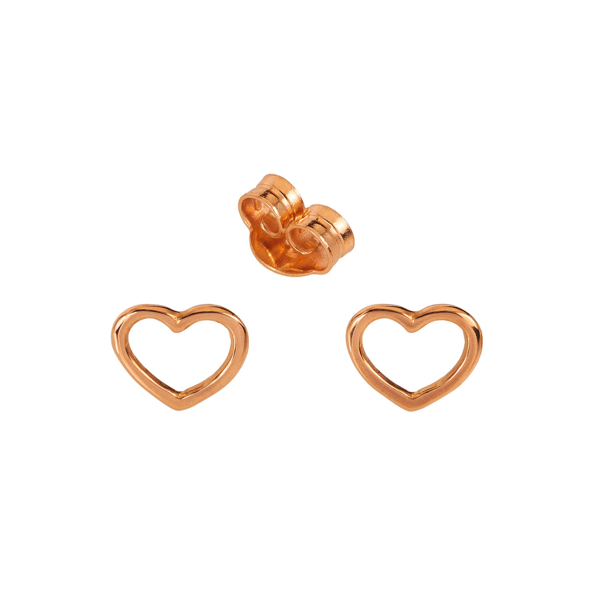 ORECCHINI TAPPABUCO CON CUORE A FILO