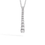 Girocollo Scalare Oro Bianco GR.2.96 BRIL.0.34 F-vs