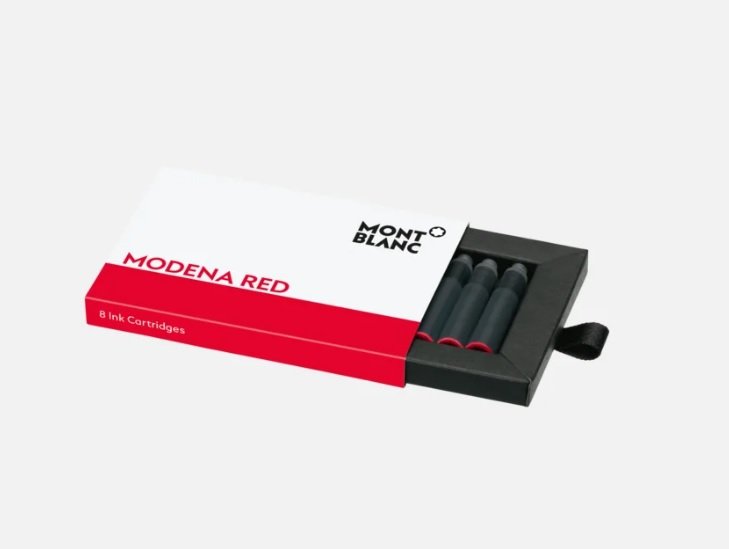 Inchiostro Montblanc in Cartucce Rosso Modena