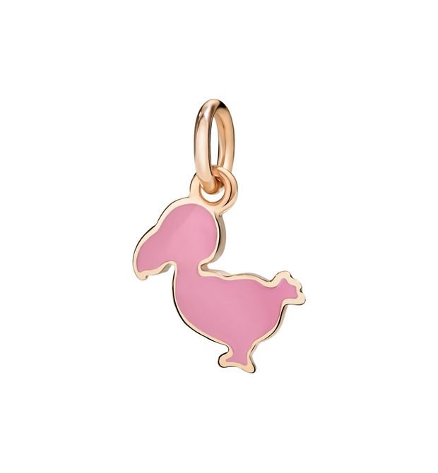Junior Dodo in Oro Rosa e Smalto Rosa