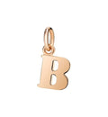 Lettera B Dodo Grande in Oro Rosa